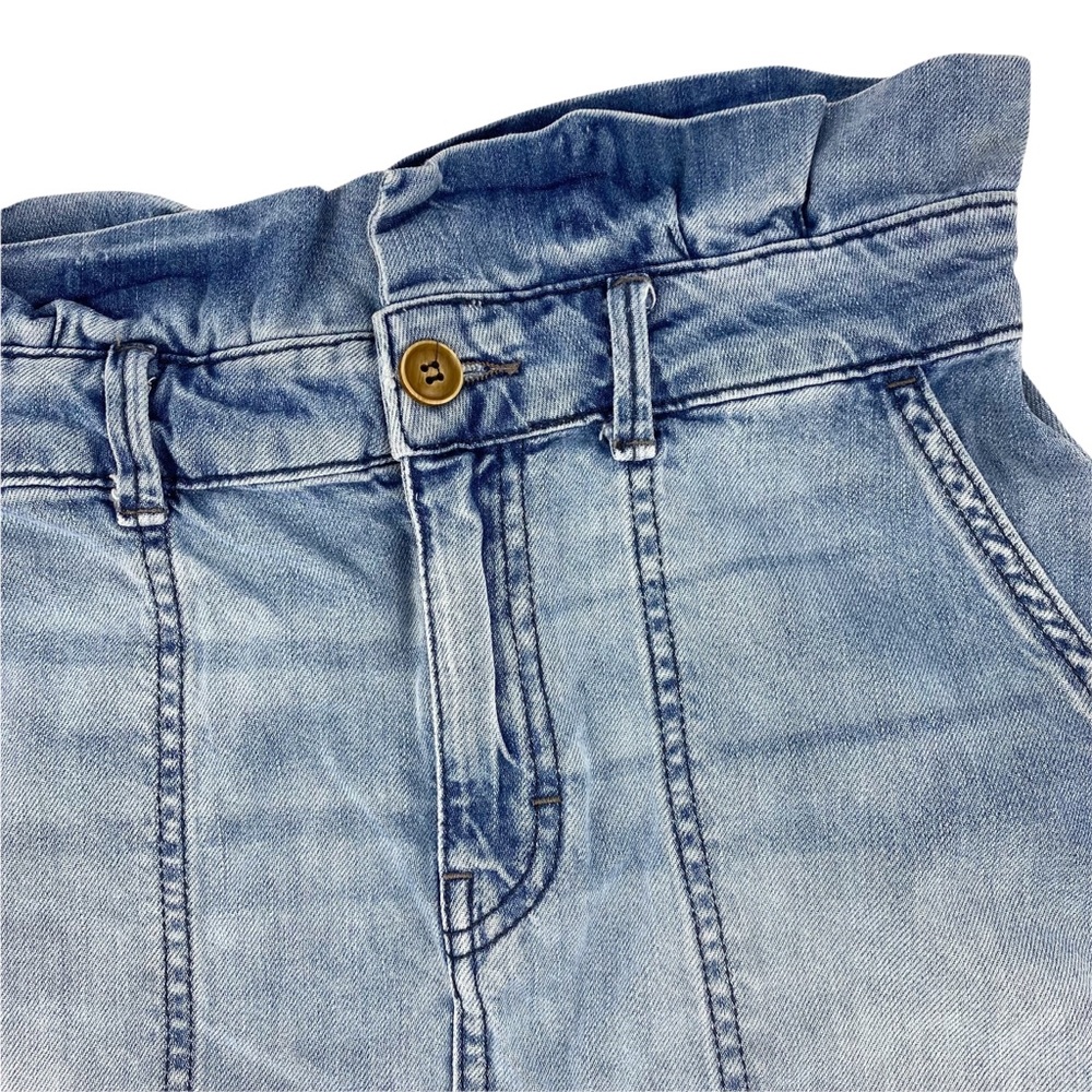 Free People Paper Bag Splendor in the Grass Denim Skirt Size 2 - Picture 7 of 10